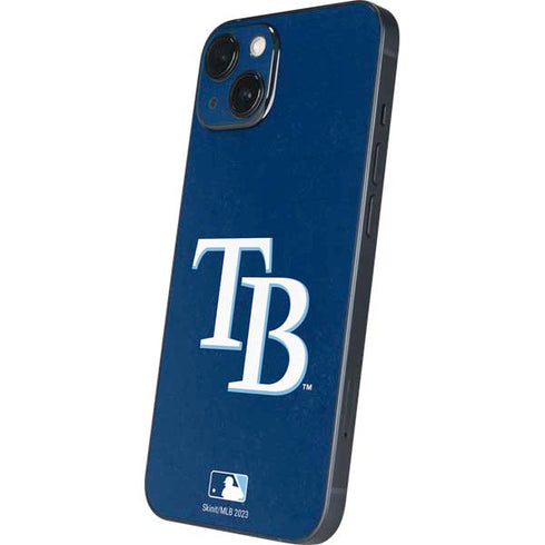 MLB Tampa Bay Rays - Solid Distressed iPhone 15 Skin