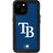 MLB Tampa Bay Rays - Solid Distressed iPhone 15 Waterproof Case