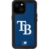 MLB Tampa Bay Rays - Solid Distressed iPhone 15 Waterproof Case