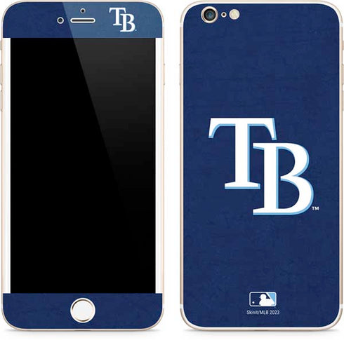 MLB Tampa Bay Rays - Solid Distressed iPhone 6/6s Plus Skin
