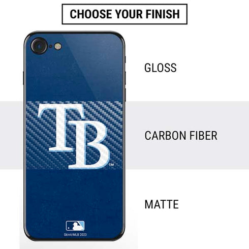 MLB Tampa Bay Rays - Solid Distressed iPhone SE (2nd & 3rd Gen) Skin