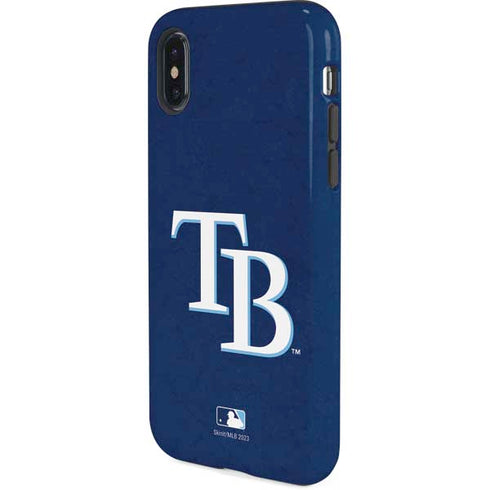 MLB Tampa Bay Rays - Solid Distressed iPhone X Pro Case