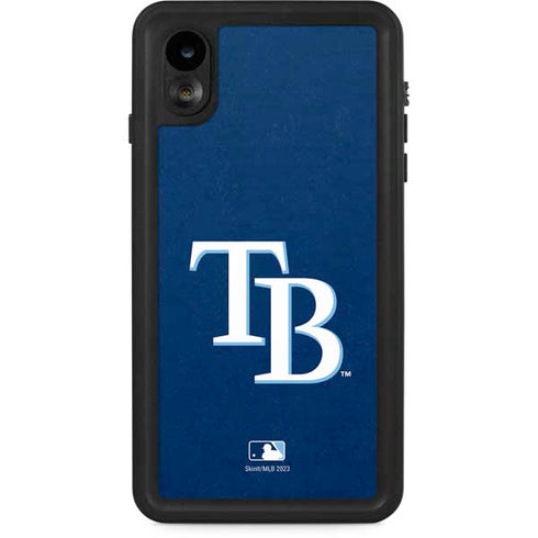 MLB Tampa Bay Rays - Solid Distressed iPhone XR Waterproof Case