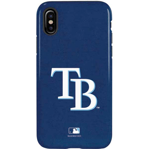 MLB Tampa Bay Rays - Solid Distressed iPhone XS Pro Case