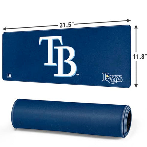 MLB Tampa Bay Rays - Solid Distressed Gaming Mouse Pad