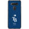 MLB Tampa Bay Rays - Solid Distressed LG K51/Q51 Clear Case