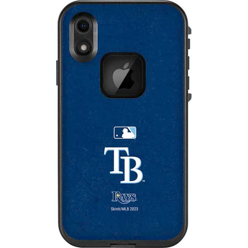 MLB Tampa Bay Rays - Solid Distressed LifeProof Fre iPhone Skin