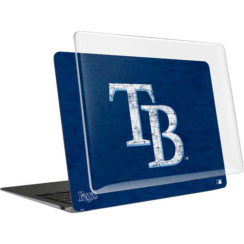 MLB Tampa Bay Rays - Solid Distressed MacBook Air 13in M1 (2021) Case plus Skin