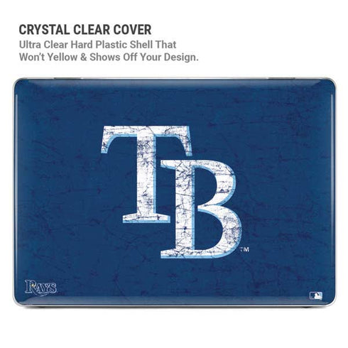 MLB Tampa Bay Rays - Solid Distressed MacBook Air 13in M1 (2021) Case plus Skin