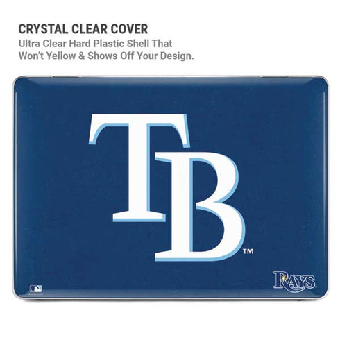 MLB Tampa Bay Rays - Solid Distressed MacBook Pro 16in (2019-20) Case plus Skin