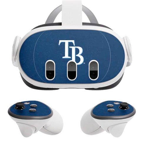 MLB Tampa Bay Rays - Solid Distressed Meta Quest 3 Skin