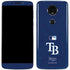 MLB Tampa Bay Rays - Solid Distressed Moto E5 Plus Skin