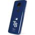 MLB Tampa Bay Rays - Solid Distressed Moto E5 Plus Skin