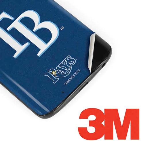 MLB Tampa Bay Rays - Solid Distressed Moto G6 Skin