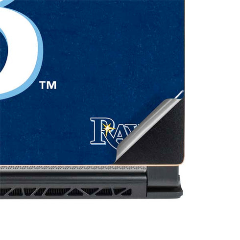MLB Tampa Bay Rays - Solid Distressed MSI GS65 Stealth Laptop Skin