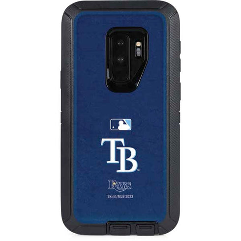 MLB Tampa Bay Rays - Solid Distressed Otterbox Defender Galaxy Skin