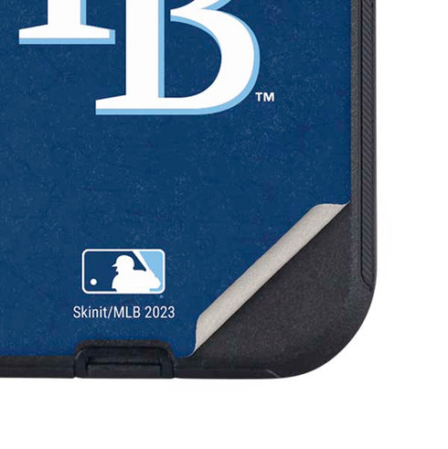 MLB Tampa Bay Rays - Solid Distressed Otterbox Defender iPhone Skin