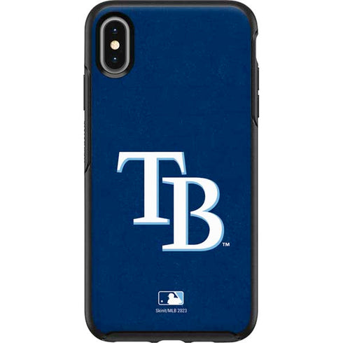 MLB Tampa Bay Rays - Solid Distressed Otterbox Symmetry iPhone Skin