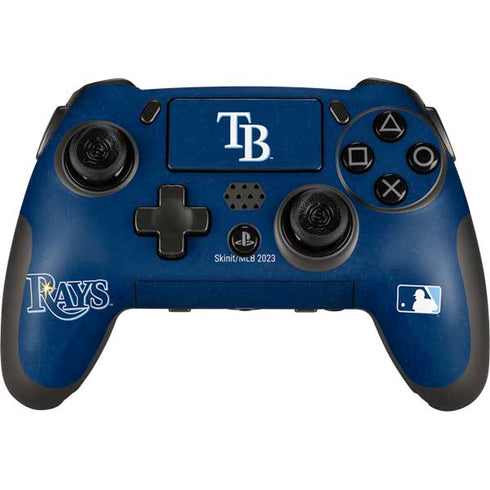 MLB Tampa Bay Rays - Solid Distressed PlayStation Scuf Vantage 2 Controller Skin
