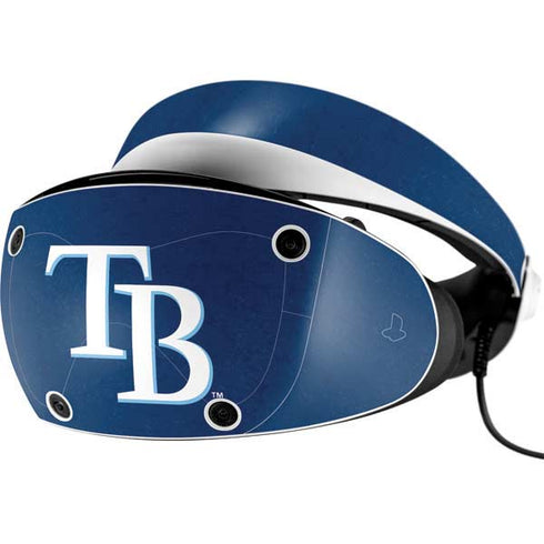 MLB Tampa Bay Rays - Solid Distressed PlayStation VR2 Skin