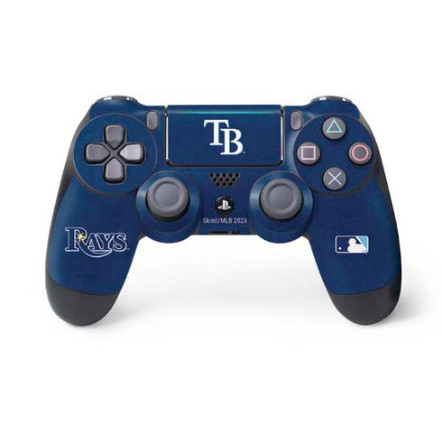 MLB Tampa Bay Rays - Solid Distressed PS4 Pro/Slim Controller Skin