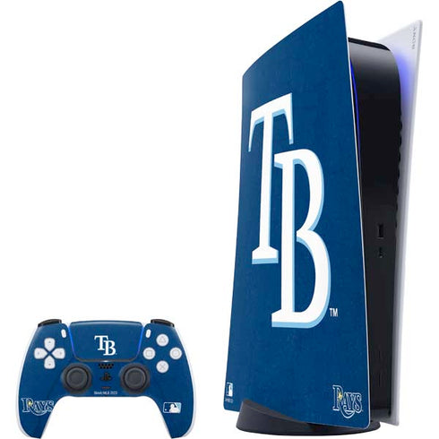 MLB Tampa Bay Rays - Solid Distressed PS5 Digital Edition Bundle Skin