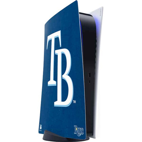 MLB Tampa Bay Rays - Solid Distressed PS5 Digital Edition Console Skin
