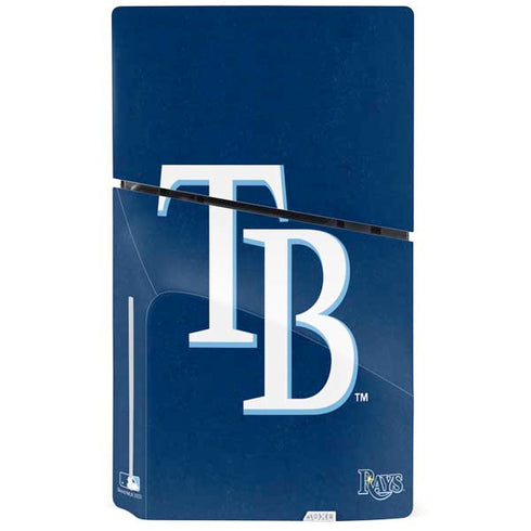 MLB Tampa Bay Rays - Solid Distressed PS5 Slim Disk Bundle Skin