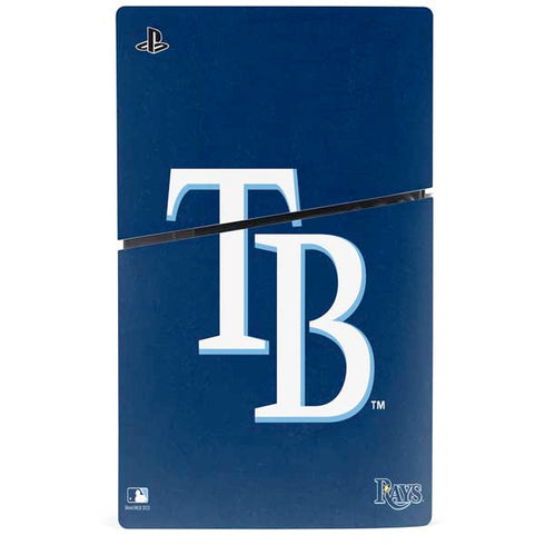 MLB Tampa Bay Rays - Solid Distressed PS5 Slim Digital Edition Bundle Skin