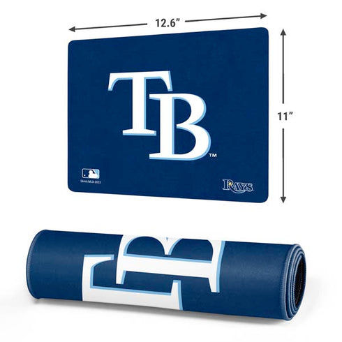 MLB Tampa Bay Rays - Solid Distressed Gaming Mouse Pad