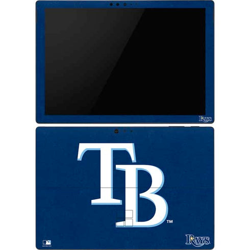 MLB Tampa Bay Rays - Solid Distressed Surface Pro 6 Skin