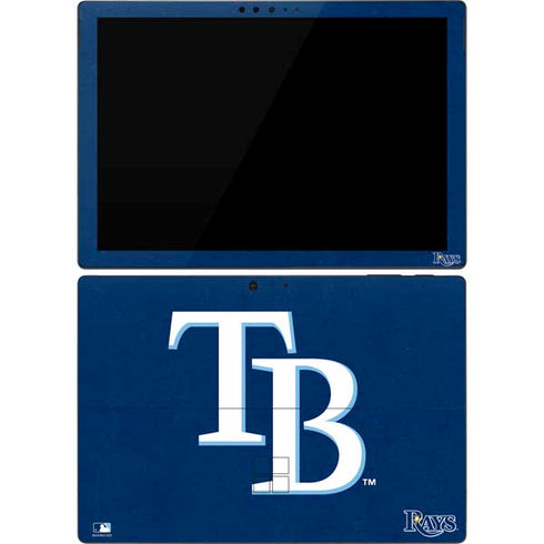 MLB Tampa Bay Rays - Solid Distressed Surface Pro 7 Skin