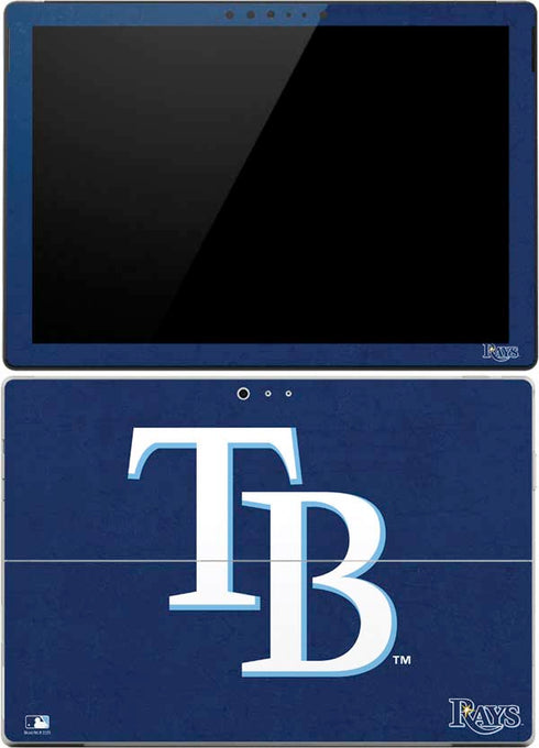 MLB Tampa Bay Rays - Solid Distressed Surface Pro (2017) Skin