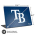 MLB Tampa Bay Rays - Solid Distressed Universal Laptop 14in (11.4 x 8.2in) Skin