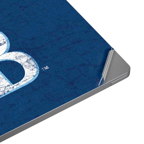 MLB Tampa Bay Rays - Solid Distressed Universal Laptop 16in (13 x 9.4in) Skin