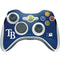 MLB Tampa Bay Rays - Solid Distressed Xbox 360 Wireless Controller Skin