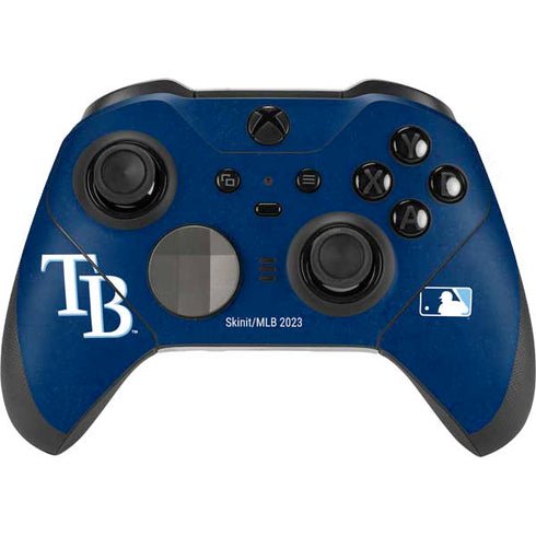 MLB Tampa Bay Rays - Solid Distressed Xbox Elite Wireless Controller Series 2 Skin