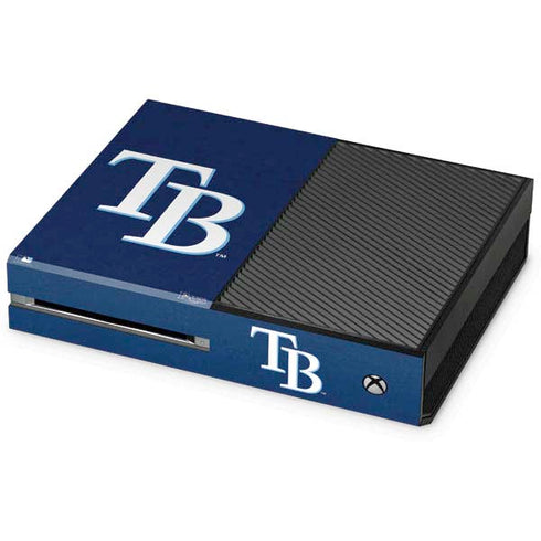 MLB Tampa Bay Rays - Solid Distressed Xbox One Console Skin