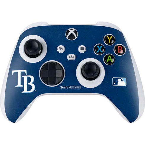 MLB Tampa Bay Rays - Solid Distressed Xbox Series S Controller Skin