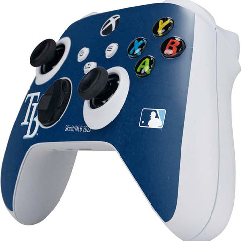 MLB Tampa Bay Rays - Solid Distressed Xbox Series S Controller Skin
