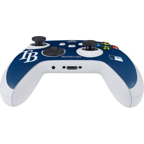 MLB Tampa Bay Rays - Solid Distressed Xbox Series S Controller Skin