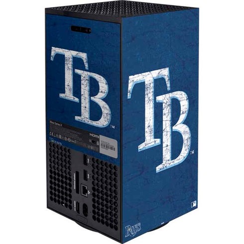 MLB Tampa Bay Rays - Solid Distressed Xbox Series X Bundle Skin