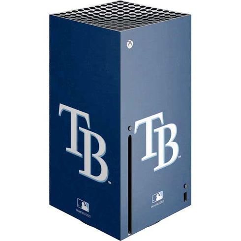 MLB Tampa Bay Rays - Solid Distressed Xbox Series X Console Skin