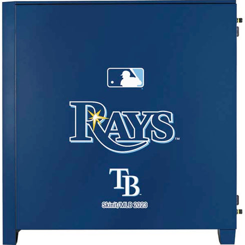 MLB Tampa Bay Rays Alternate/Away Jersey Corsair 4000D Tempered Glass Mid-Tower ATX Case Skin