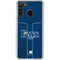 MLB Tampa Bay Rays Alternate/Away Jersey Galaxy A21 Clear Case
