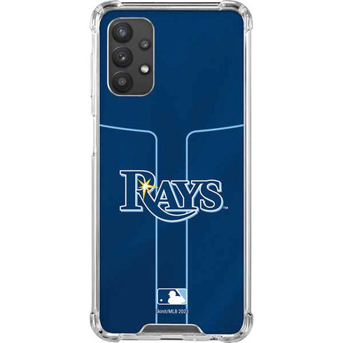 MLB Tampa Bay Rays Alternate/Away Jersey Galaxy A32 5G Clear Case