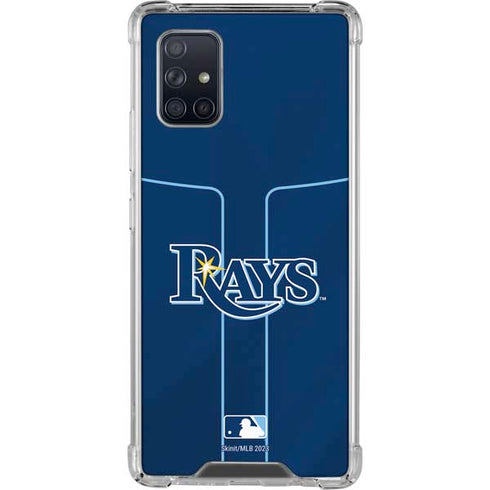 MLB Tampa Bay Rays Alternate/Away Jersey Galaxy A71 5G Clear Case