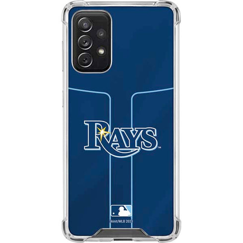 MLB Tampa Bay Rays Alternate/Away Jersey Galaxy A72 5G Clear Case