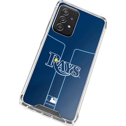 MLB Tampa Bay Rays Alternate/Away Jersey Galaxy A72 5G Clear Case