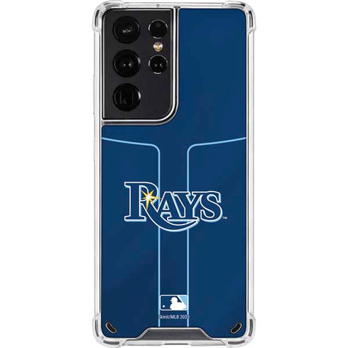 MLB Tampa Bay Rays Alternate/Away Jersey Galaxy S21 Ultra 5G Clear Case